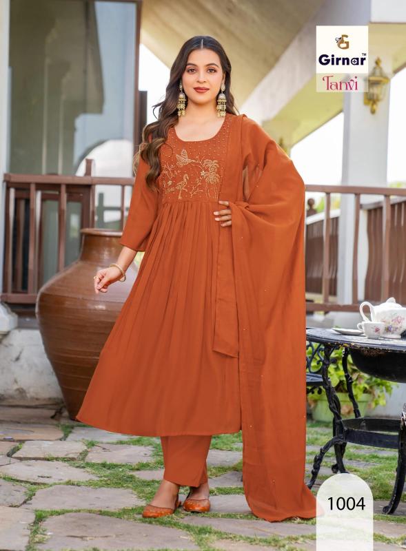 Girnar tanvi vol 1 anarkali 3pcs daily wear kurtis wholesale